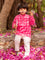 Little Hearts Organic Cotton Block Printed Kurta
