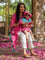 Te Amo Organic Cotton Block Printed Dress