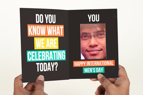 Men's Day Mirror card