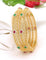 Designer Zircon Gold Plated Bangles ZBGL10934