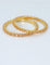 Designer Zirconia Gold Polish Bangle