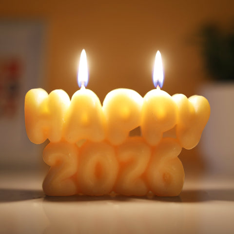 Happy 2026 Candle