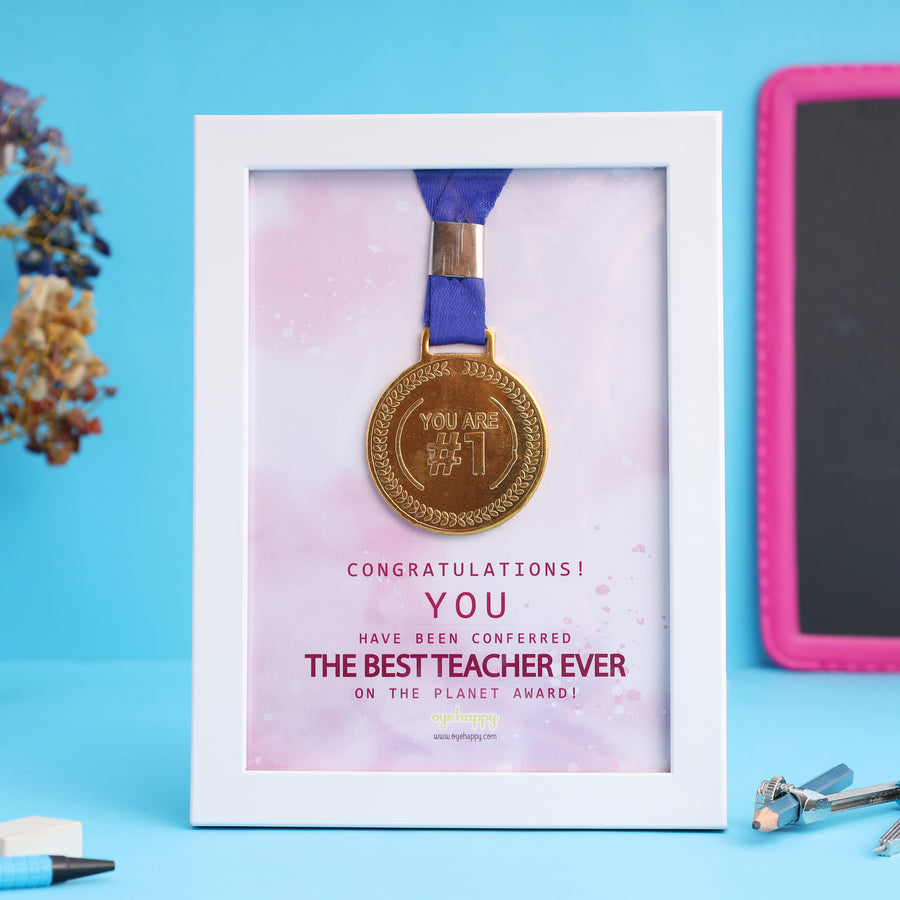 Best Teacher Medal (Set of 5)