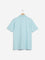 WES Casuals Aqua Relaxed-Fit Polo T-Shirt