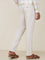ETA Off-White Cotton Slim-Fit Mid-Rise Chinos