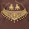 Zirconia Lakshmi Devi Choker Set