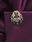 Designer Zirconia CZ Choti Piece With Ruby Stone