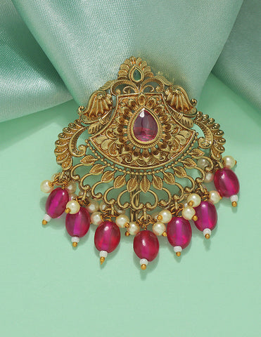 Designe Royal Ruby Floral Choti Piece