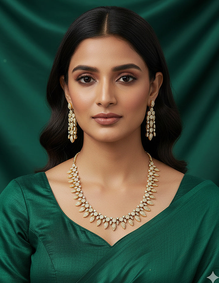 Designer Zirconia Elegance Necklace Set