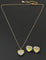 Swarovski Crystal Chain Pendant Set