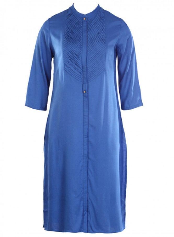 Blue 3/4 Sleeve kurta