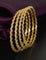 Designer Zirconia Zigzag Radiance set of 4 Bangles