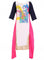 Multicoloured Printed 3/4 Sleeve kurta