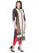 Beige 3/4 Sleeve Printed kurta