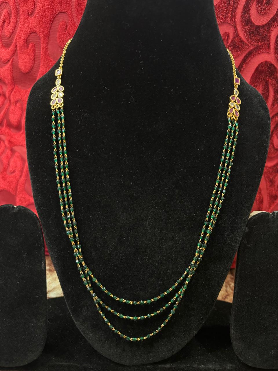 Elegant Green Beads Chain