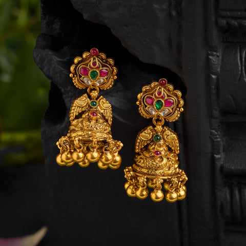 Silver Temple Earring 177400