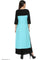 Blue Printed 3/4 Sleeve kurta