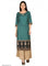 Green Printed 3/4 Sleeve kurta
