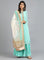 Light Blue Round Neck Solid kurta