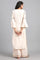 Pink Round Neck Printed kurta