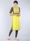Green Round Neck Printed kurta