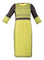 Green Round Neck Printed kurta
