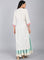 White Mandarin Neck Printed kurta