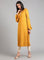 Yellow Round Neck Winter kurta