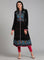 Black Round Neck Winter kurta