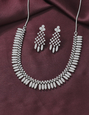 Designer Zirconia Elegance Necklace Set