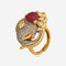 Kundan Finger Ring 193208