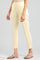 Beige Solid Trousers