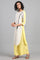Light Grey Round Neck Printed kurta