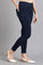 Blue Solid Jeggings