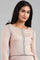 Pink Round Neck Winter kurta