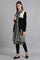 Black Jacquard Cardigan