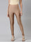 Antique Gold Nylon Stretch Shimmer Churidar