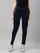 Women Solid Navy Super Stretch Jeggings