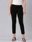 Black Ponte Smart Fit Kurti Pant