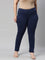 Women Solid Navy Super Stretch Jeggings