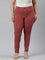 Women Solid Young Red Super Stretch Jeggings