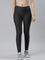 Silver Grey Nylon Stretch Training Tights