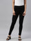 Black Cotton Stretch Churidar