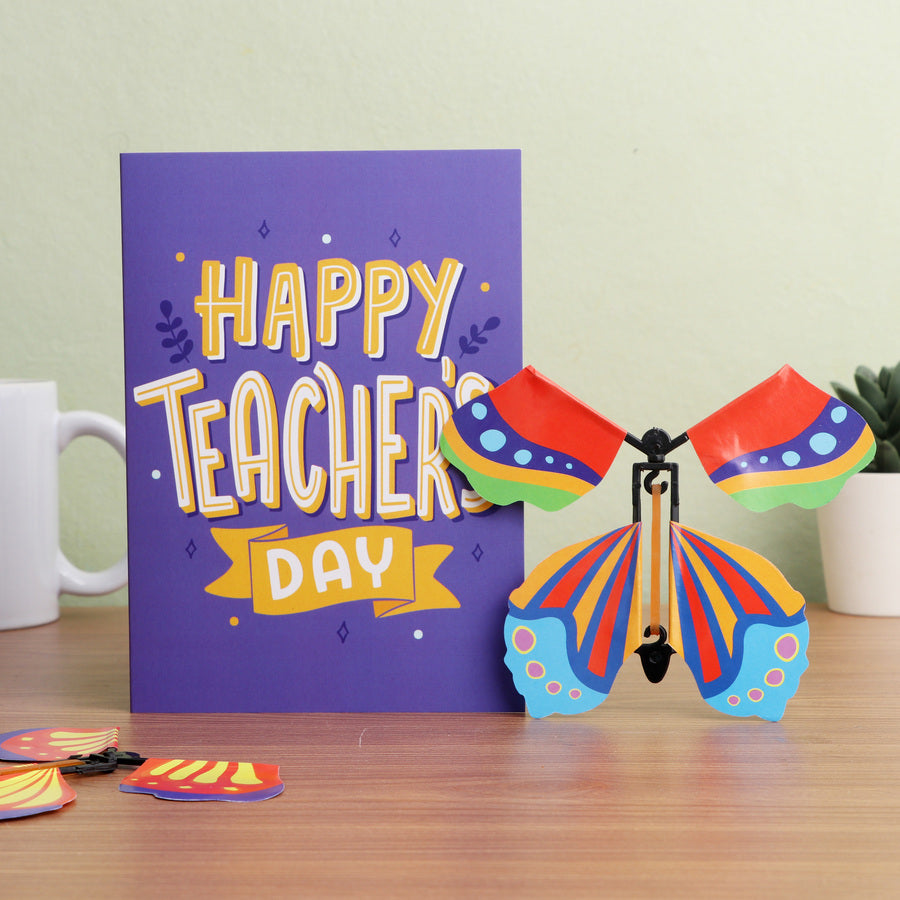 Teacher's Day Butterfly Card (Set of 3)