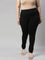 Black Cotton Stretch Churidar