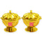 Sindoor box Brass wedding, gift sindoor box (Dia 3 Inches)