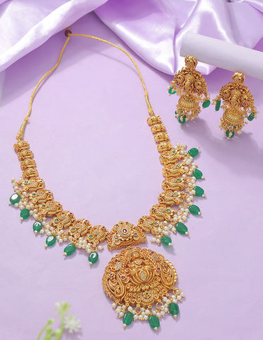 Designer Lakshmi Devi Necklace Set