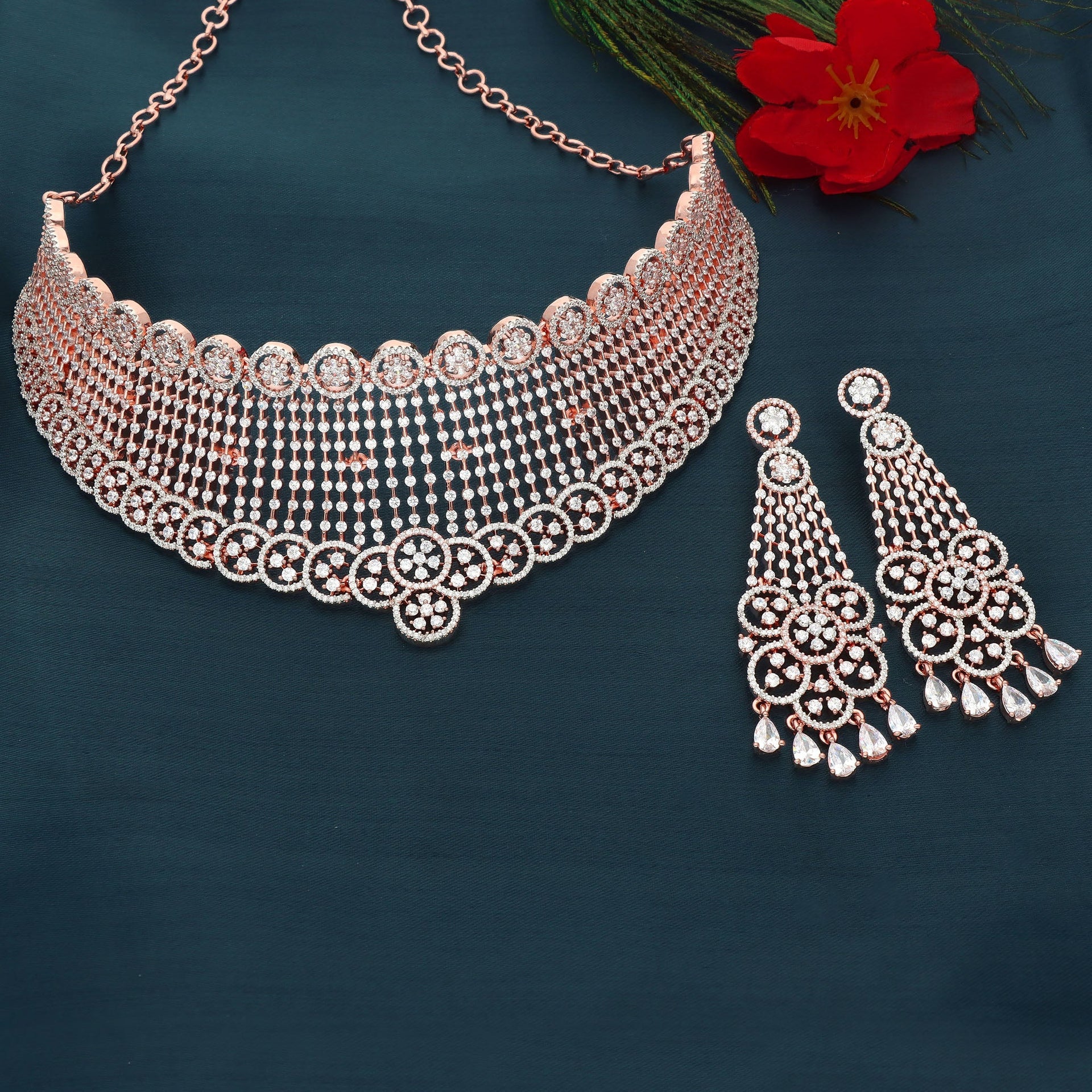 Zirconia Choker Set