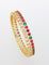 Designer Zircon Gold Plated Bangles ZBGL11010