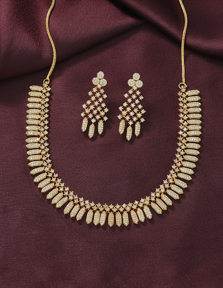 Designer Zirconia Elegance Necklace Set
